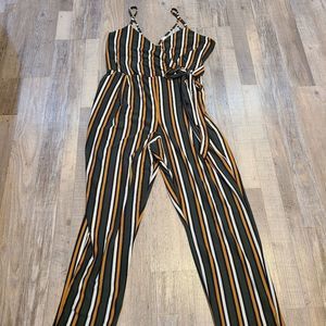 NOBO xxl womens striped jumpsuit